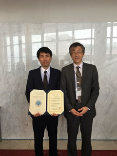 山本琢磨講師が第100回日本法医学会学術総会にて学術奨励賞を授与されました。