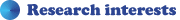 Research interests