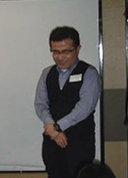 来賓挨拶：医療教育開発センター浜田久之教授