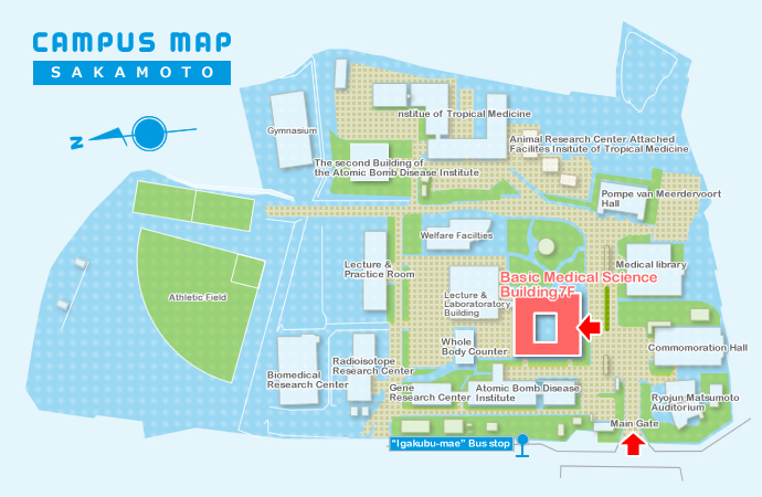 Sakamoto Campus Map